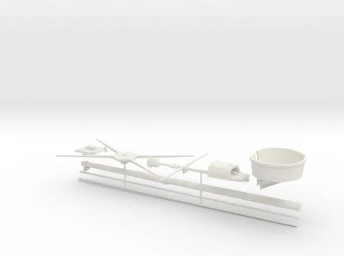 1/72 DKM Narvik-Klasse Z37 forward mast Kit - distefan 3d print