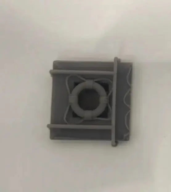 1/72 DKM Narvik Z37 Square Life Raft w/ Mount - distefan 3d print