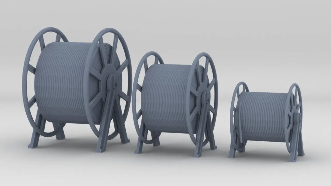 1/72 DKM Rope Reels Set (3pcs) Resin3Dinteractive