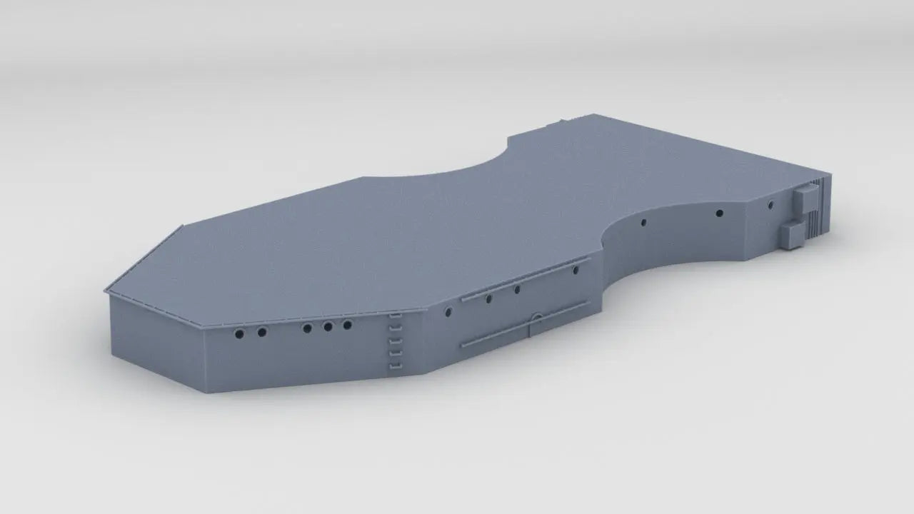 1/72 DKM Scharnhorst Forward Deck 2 - distefan 3d print