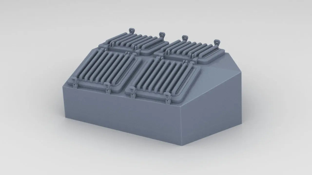 1/72 DKM Scharnhorst Forward Deck Skylight - distefan 3d print