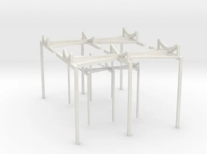1/72 DKM Scharnhorst boat cradle amidship deck 1 set