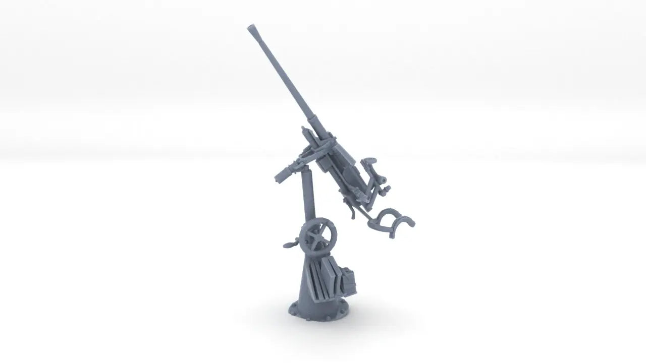 1/72 DKM Single 20mm Flak C30 Elevated Resin3Dinteractive