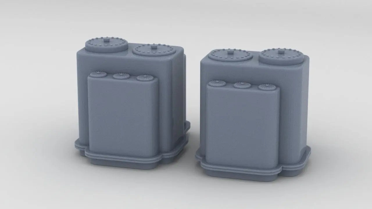 1/72 DKM Stern Deck Hatch v9 Set (2pcs) - distefan 3d print