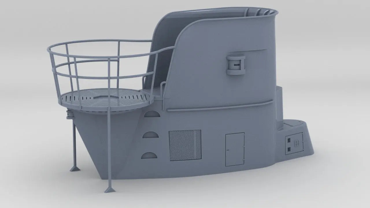 1/72 DKM U-Boot II/B Conning Tower Resin3Dinteractive