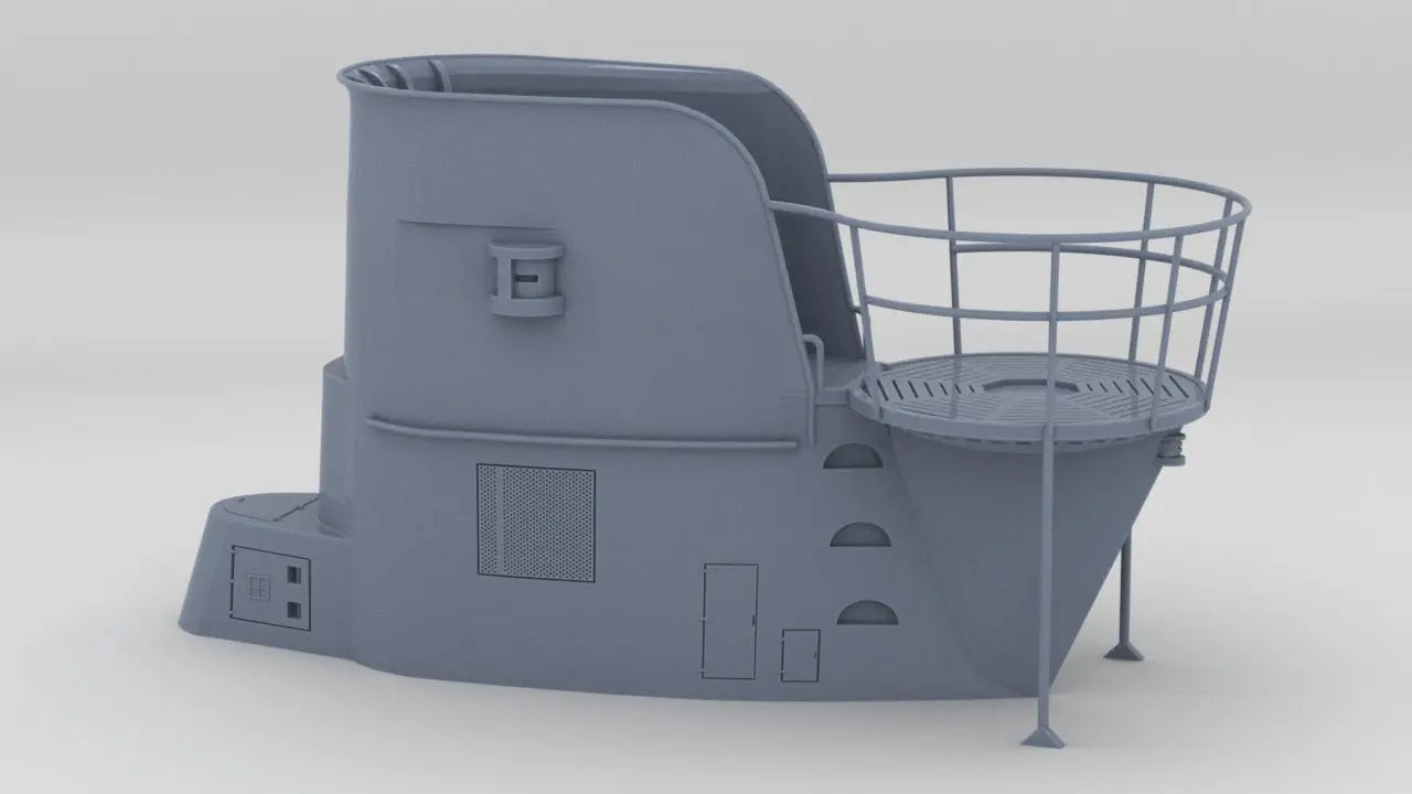 1/72 DKM U-Boot II/B Conning Tower Resin3Dinteractive
