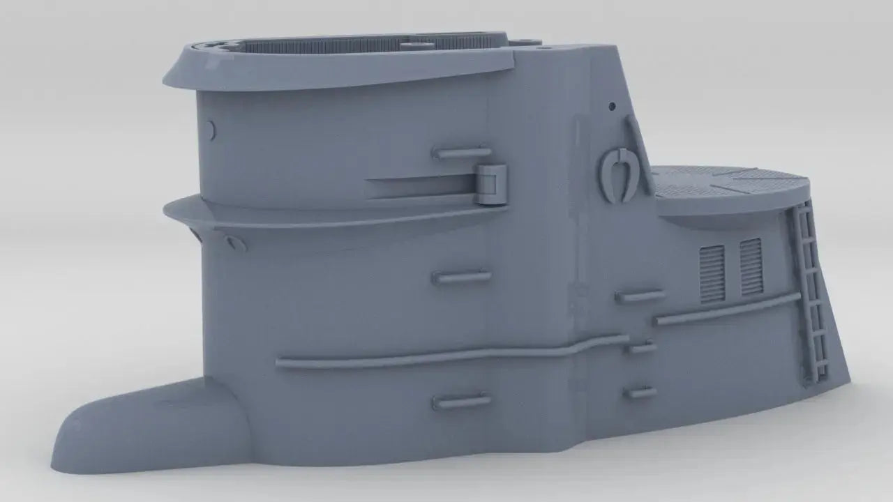 1/72 DKM U-Boot IXC/40 Conning Tower Resin3Dinteractive