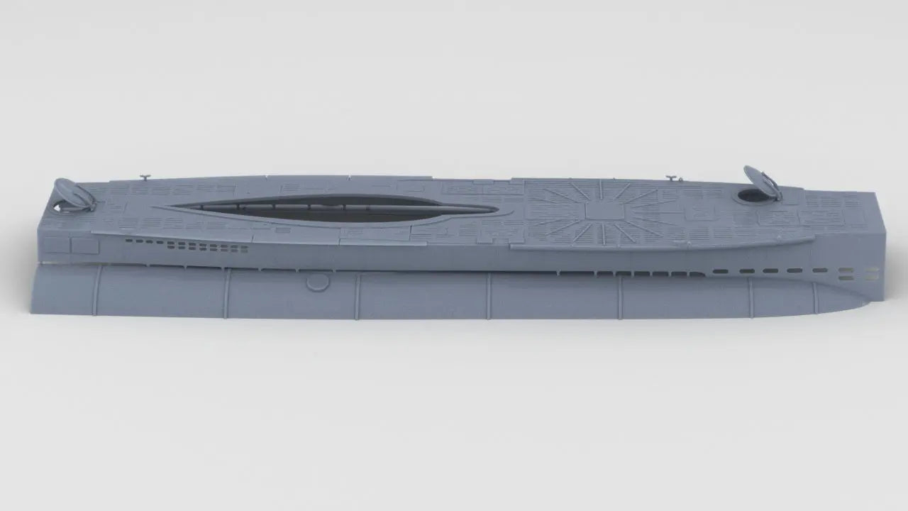 1/72 DKM U-Boot VII/C Hull Upper Deck Waterline Resin3Dinteractive