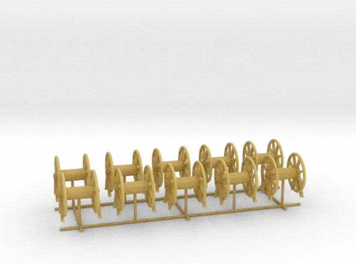 1/72 DKM Rope Barrels Small SET x10 - distefan 3d print