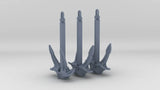 1/72 Georgios Averof Cruiser Anchor Bow Set (3pcs)