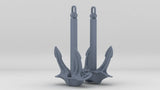 1/72 IJN Anchor Main 5.5 Ton Set (2pcs)