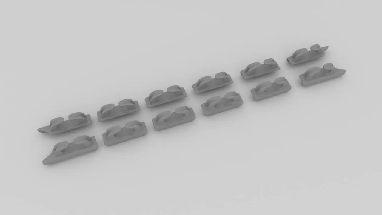 1/72 IJN Chock/ Typical Fairlead Set Resin3Dinteractive