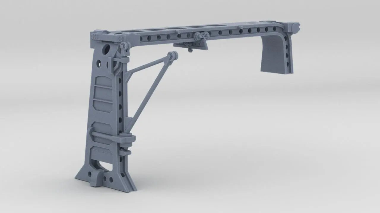 1/72 IJN Kagero Aft Torpedo Crane Port - distefan 3d print