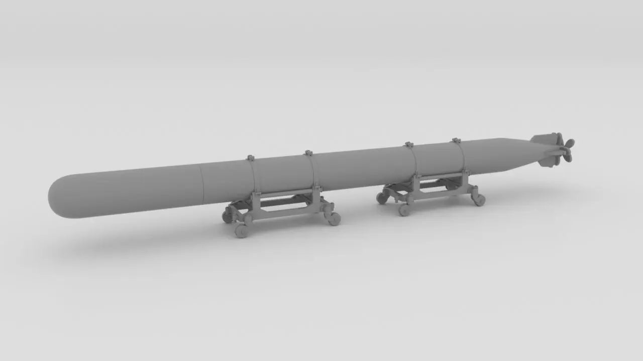 1/72 IJN Type 93 Long Lance Torpedo Resin3Dinteractive