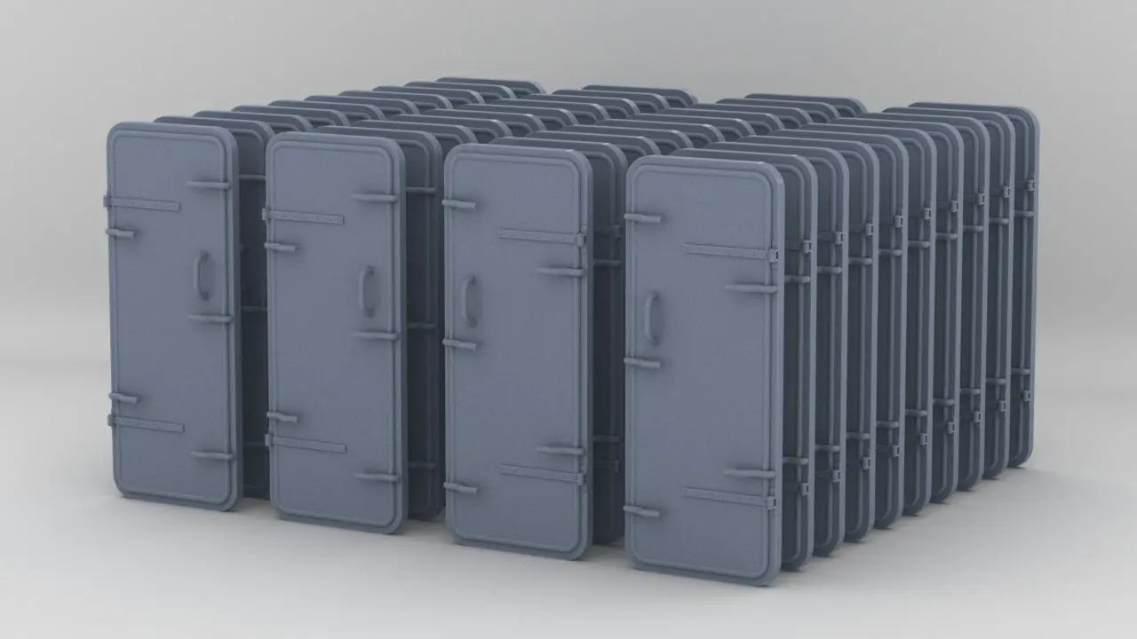 1/72 IJN Watertight Doors Set (40pcs) - distefan 3d print