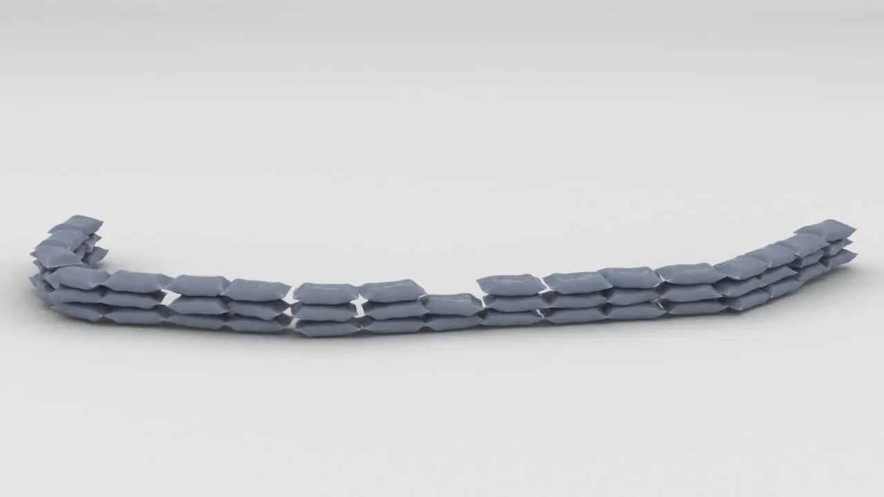 1/72 IJN Yamato Sandbags Forward Deck Tub 20mm Starboard Protosoon