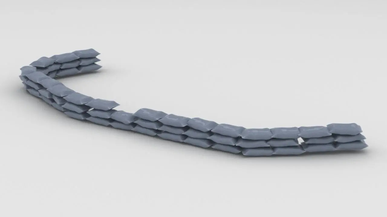 1/72 IJN Yamato Sandbags Forward Deck Tub 20mm Starboard Protosoon
