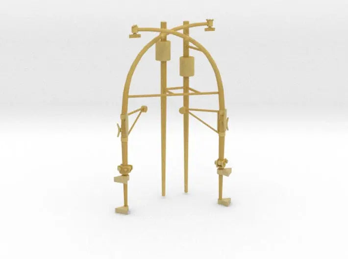 1/72 IJN davits for 9m cutter side deck set v1 - distefan 3d print