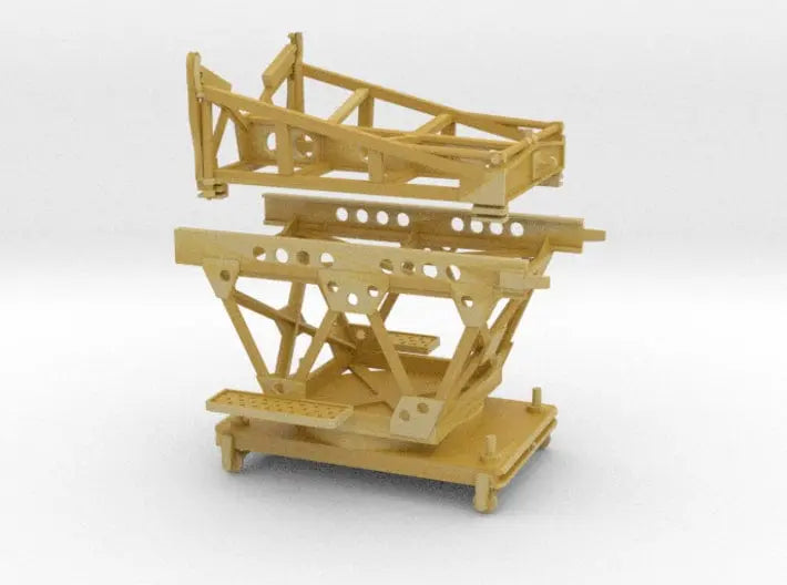 1/72 IJN Trolley & Trailer for Single Float Plane - distefan 3d print