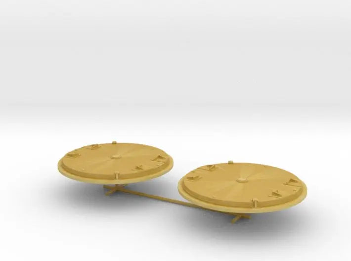 1/72 IJN turntable for aircraft deck rails set 2pcs