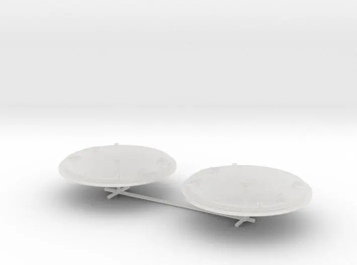 1/72 IJN turntable for aircraft deck rails set 2pcs