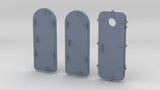 1/72 IJN Kagero Command Bridge Doors Set (3pcs)
