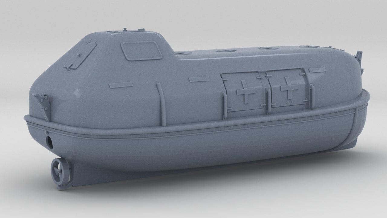1/72 MS Bremen Bigger Lifeboat - distefan 3d print