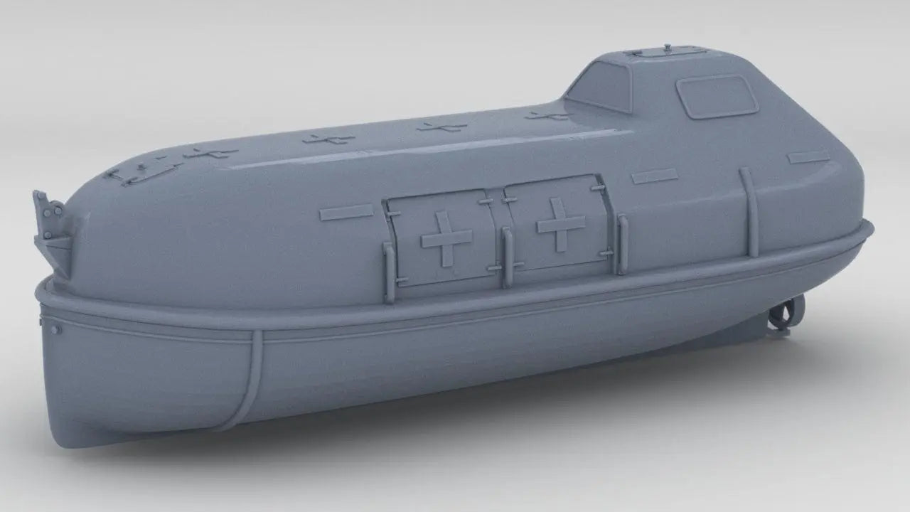 1/72 MS Bremen Smaller Lifeboat - distefan 3d print