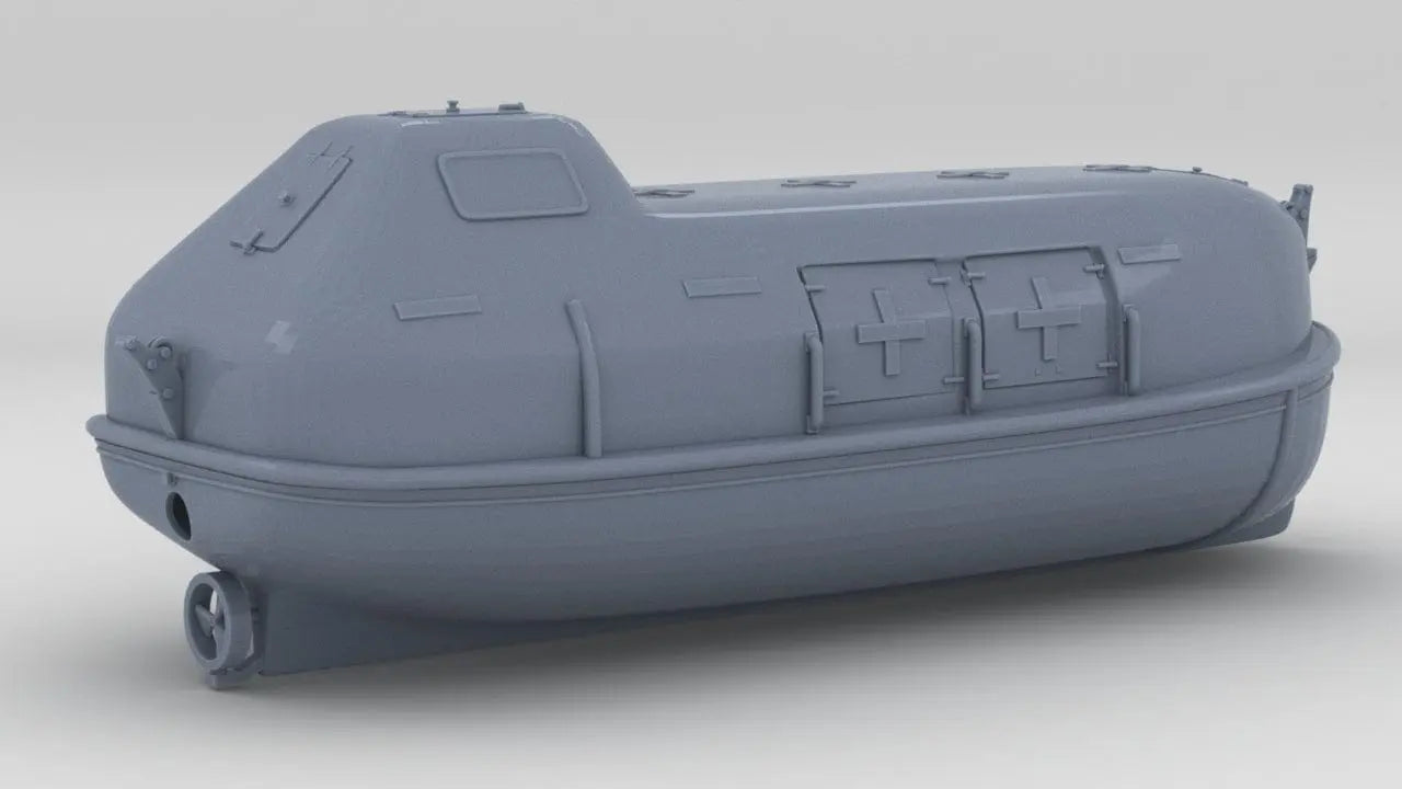1/72 MS Bremen Smaller Lifeboat - distefan 3d print