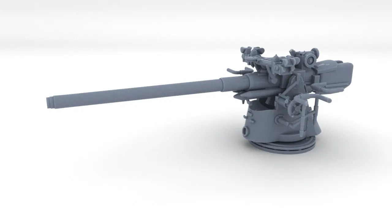 1/72 U-Boot 10.5cm/45 Deck Gun Resin3Dinteractive