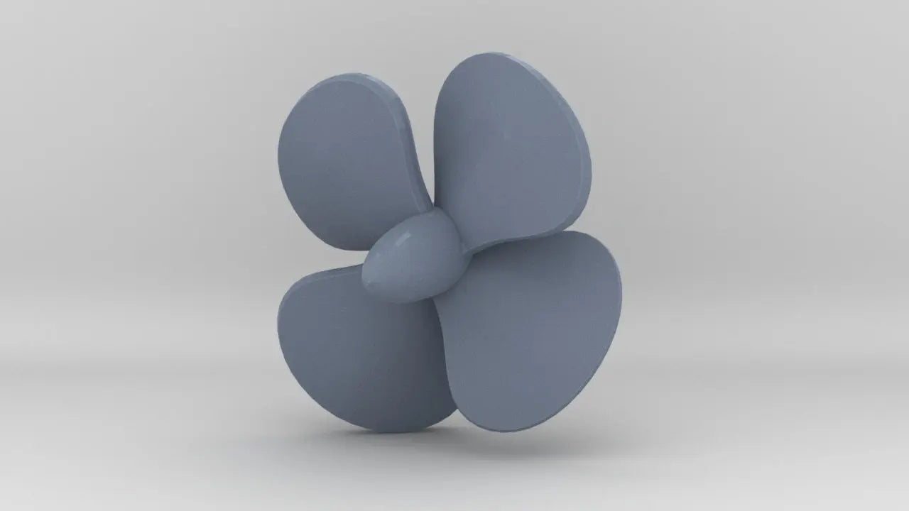 1/72 US 4-Blade Destroyer Propeller - distefan 3d print