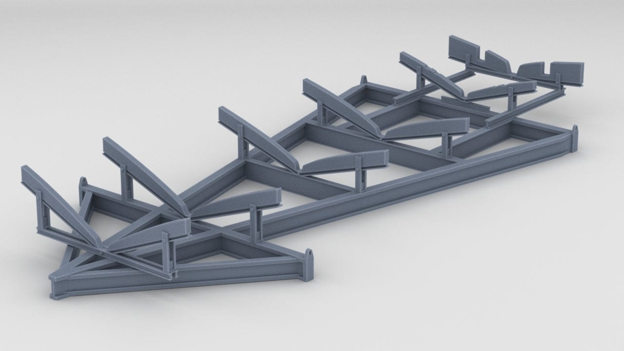 1/72 US Elco PT Boat Cradle - distefan 3d print