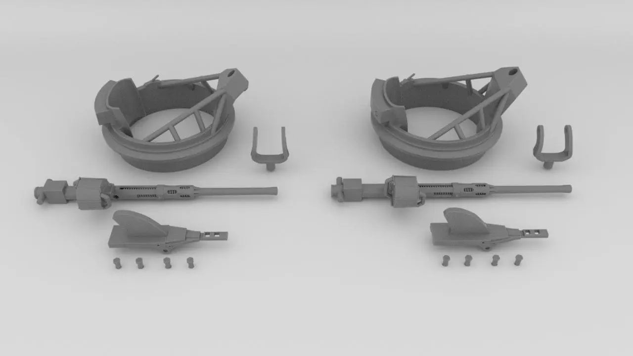 1/72 US PT Boat 20mm Mount Mk-12 MOD1 with 20mm Oerlikon - distefan 3d print