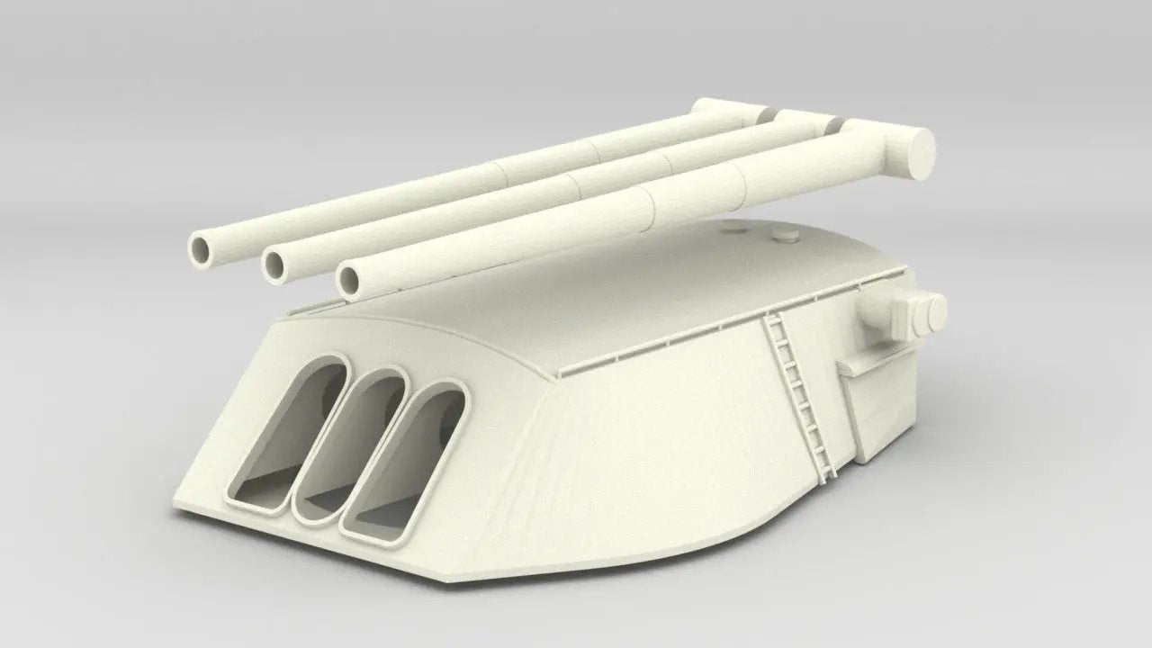 1/72 USN 14-inch/45-caliber Gun Set 3dspro