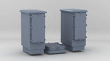 1/72 USN 3-inch 50 Gun Ammo Lockers & Hatch Set