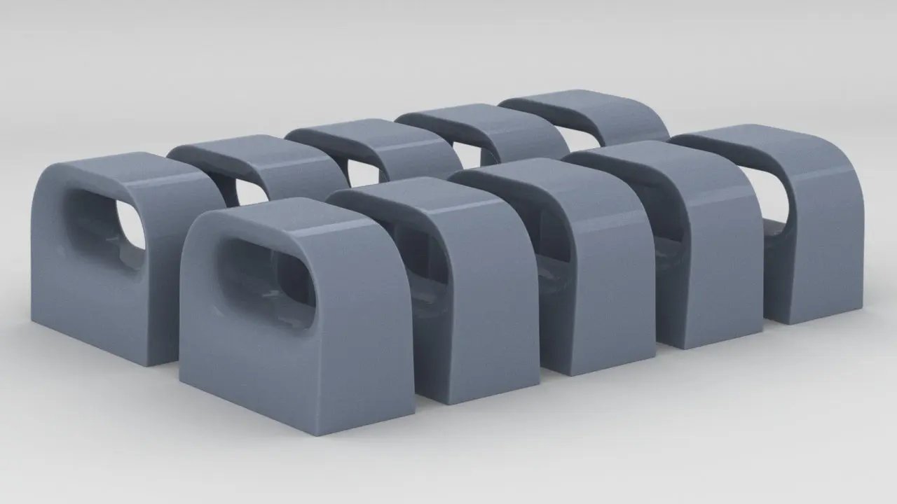 1/72 USN Chock Set (10pcs) - distefan 3d print