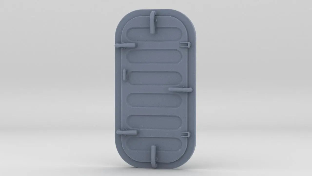1/72 USN Door Watertight w/ Frame R-Side v3 - distefan 3d print