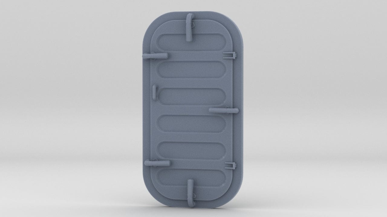 1/72 USN Door Watertight w/ Frame R-Side v3 - distefan 3d print