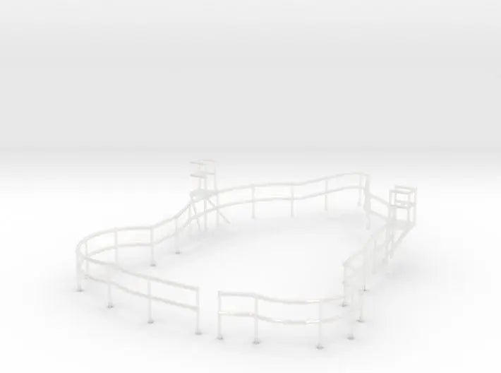 1/72 USN Fletcher roof railing round bridge v1 - distefan 3d print