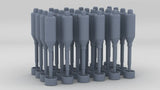 1/72 USN Hedgehog Thrower Rockets Set (24pcs)