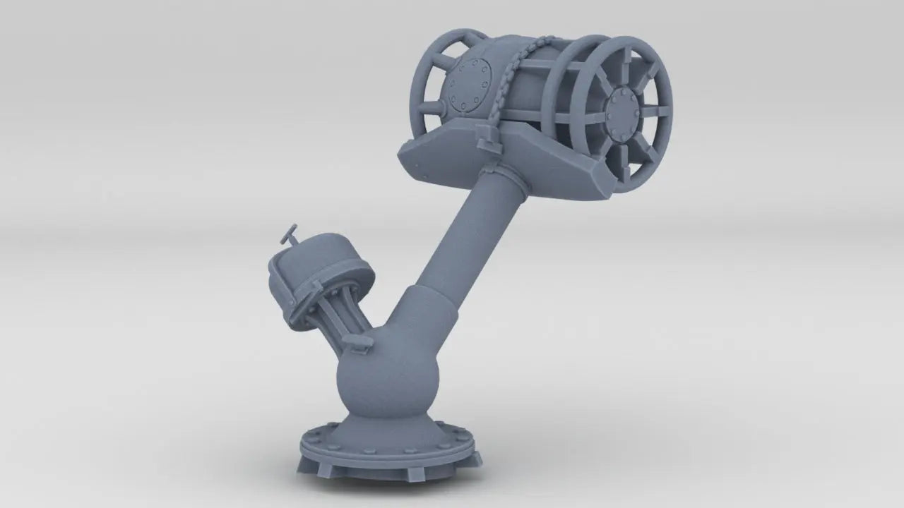 1/72 USN K-Gun - Depth Charge Mk 6 Loaded Resin3Dinteractive