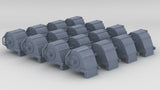 1/72 USN Oerlikon 20mm Ammo Magazine Set (16pcs)