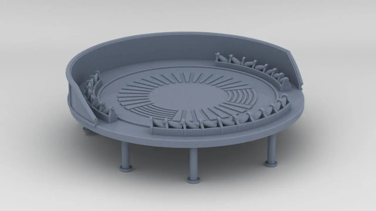 1/72 USN PGM Forward 4-inch Gun Tub - distefan 3d print