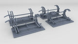 1/72 USN PT Boat Torpedo Roll Off Racks Set (4pcs)