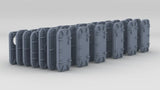 1/72 USN Watertight Doors w/ Handles Set (42pcs)