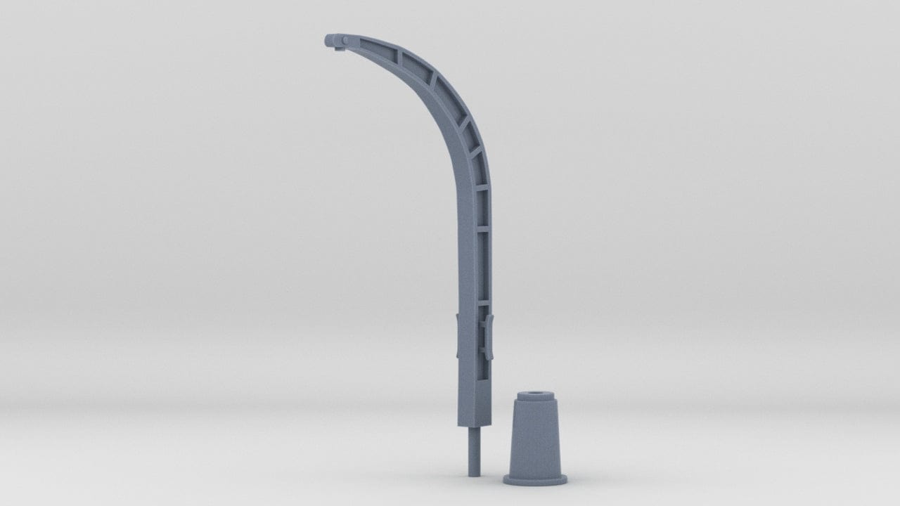 1/72 USN Whaleboat Davits Big Set - distefan 3d print