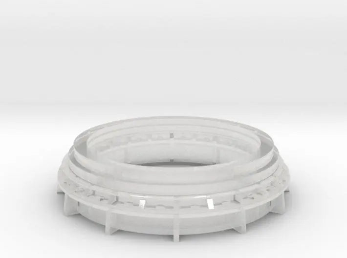 1/72 USN Ring Stand (flat) for Twin 5"/38 Mounts - distefan 3d print