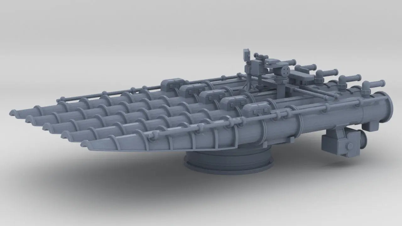 1/72 USS 21in Quintuple Torpedo Tube Resin3Dinteractive