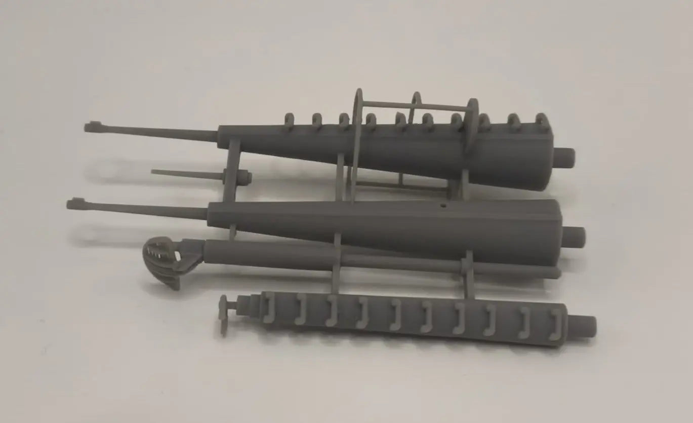 1/72 USS Balao Conning Tower Details - distefan 3d print