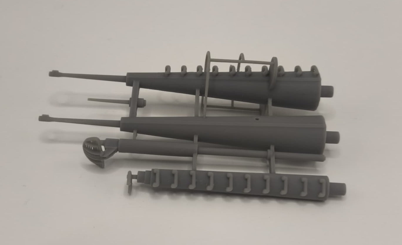 1/72 USS Balao Conning Tower Details - distefan 3d print
